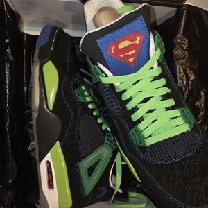 Retro Jordan 4 "Superman" Doernbecher Sneakers